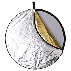 Godox Photography Reflector 110cm/43 inch 5 in 1 - Translucent Silver Gold White and Black Godox Photography Reflector 110cm/43 inch 5 in 1 - Translucent Silver Gold White and Black